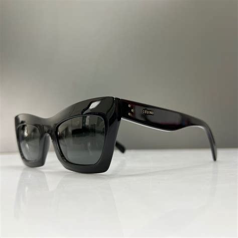 celine cl 41399/s|CELINE Eva Cat Eye Sunglasses CL 41399/S Grey.